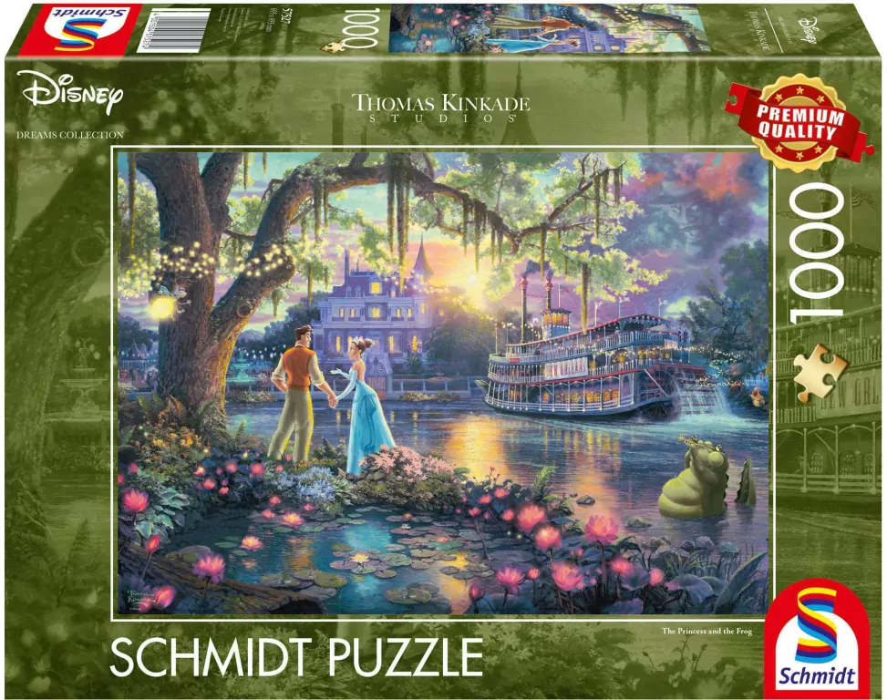 Puzzle 1000. Księżniczka i żaba - tantis.pl