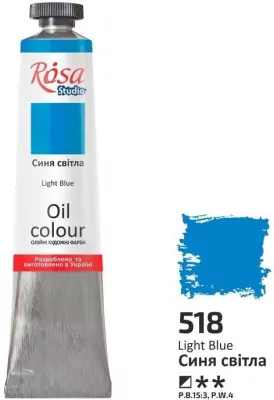 Farba olejna light blue 518 45ml