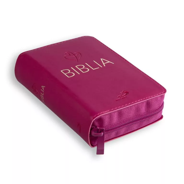 Biblia Tabor flex z zamkiem - malinowa - tantis.pl