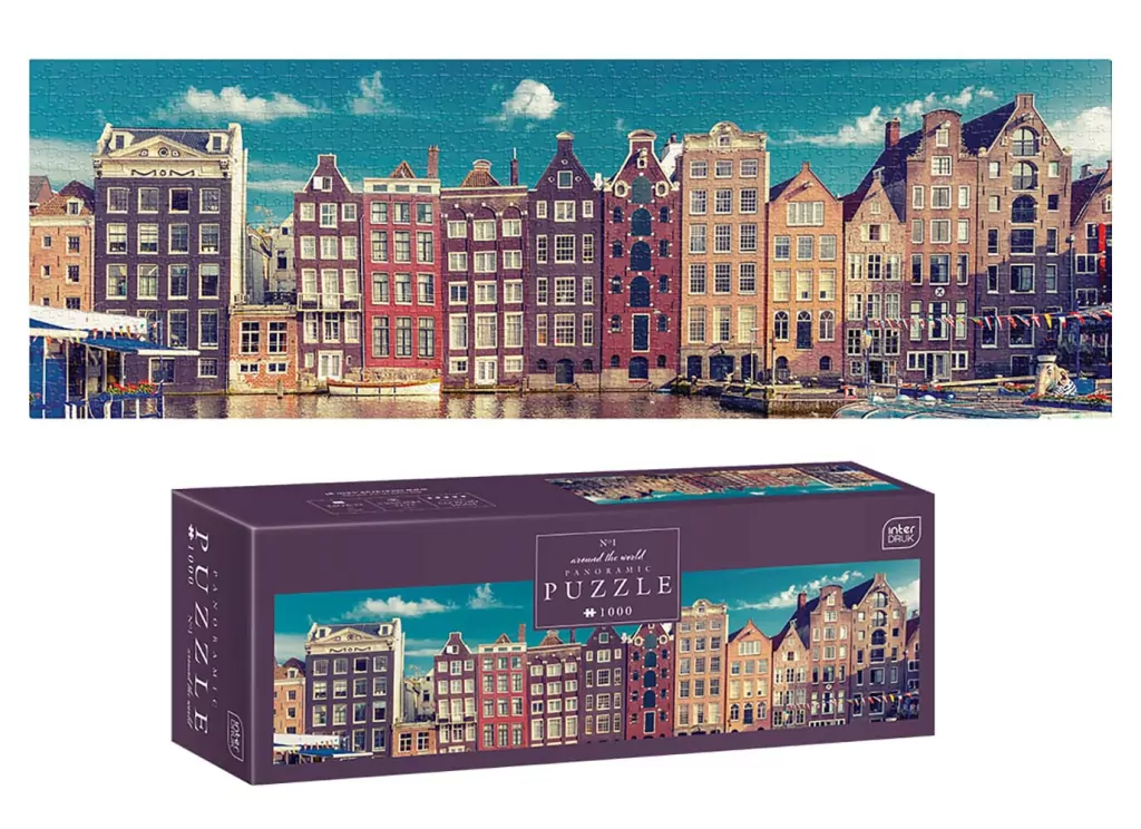 Interdruk. Puzzle 1000 panorama. Around the World 1 - tantis.pl