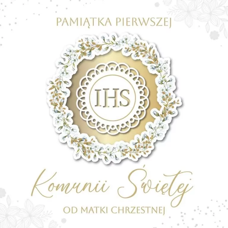 Pamiątka książeczka Komunia - tantis.pl