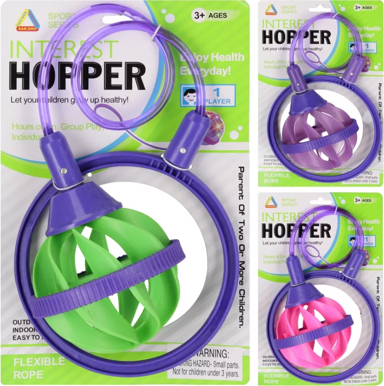 Piłka do przeskakiwania 1 sztuka mix kolorów - tantis.pl