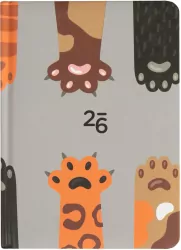 Kalendarz tygodniowy 2026 B6 Łapki ALBI