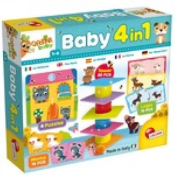 Zestaw gier 4w1. Carotina Baby - tantis.pl