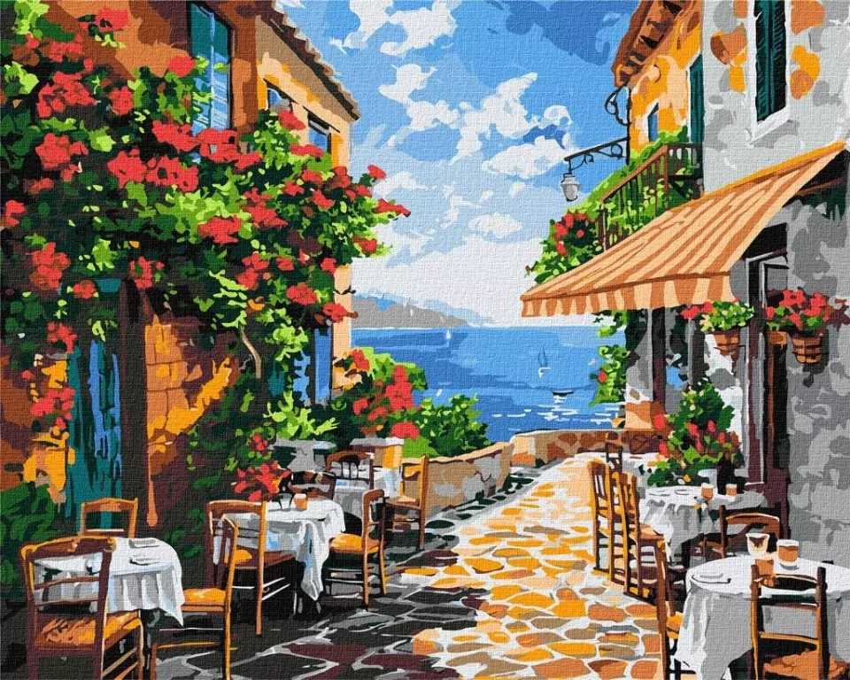 Malowanie po numerach - Cichy zakątek 40x50cm - tantis.pl