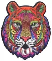 Puzzle drewniane eko 66 Majestatyczny tygrys A4