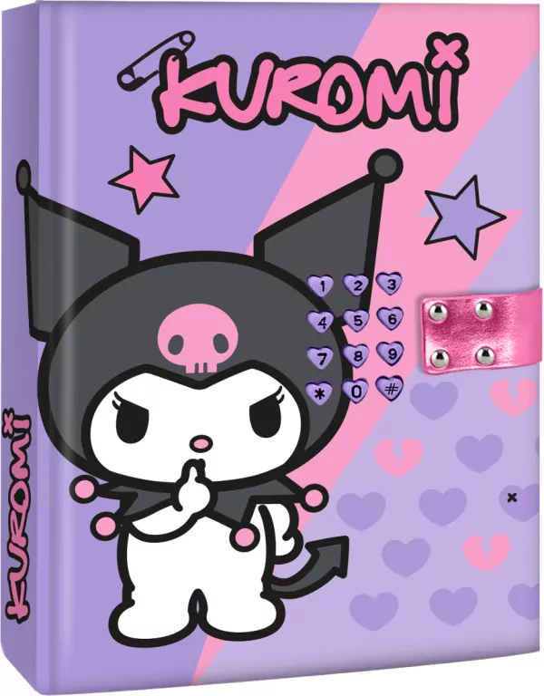 Pamiętnik na kod grający Kuromi KU00025 - tantis.pl