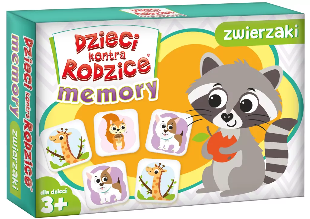 Memory zwierzaki. Dzieci kontra rodzice - tantis.pl