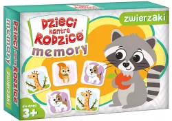 Memory zwierzaki. Dzieci kontra rodzice