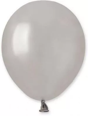 Balony Gemar metal srebrne 100szt - tantis.pl