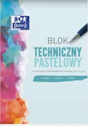 Blok techniczny A4/10K. Pastelowy