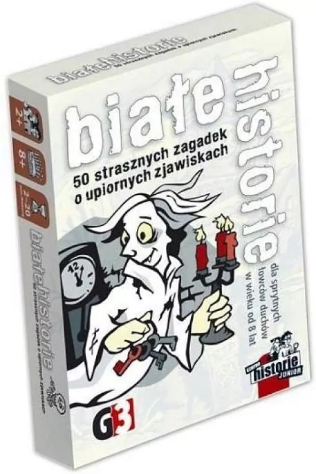 50 strasznych zagadek o upiornych zjawiskach. Białe historie. Czarne historie Junior - tantis.pl