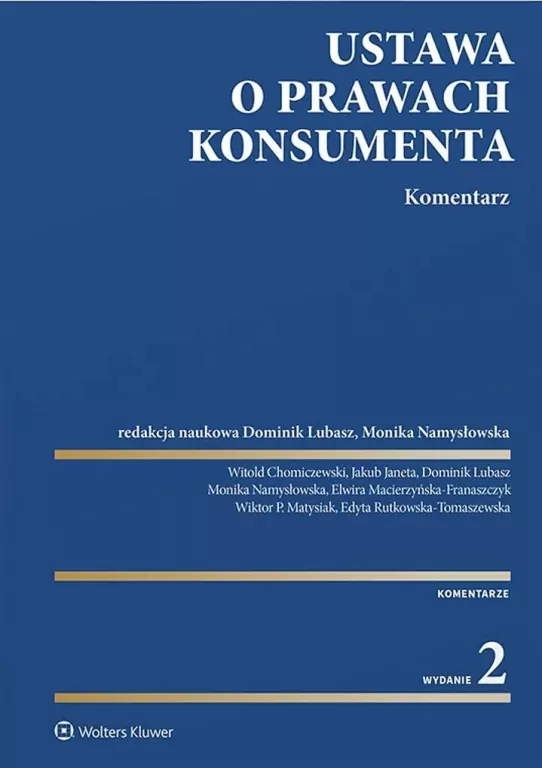 Ustawa o prawach konsumenta. Komentarz w.2 - tantis.pl