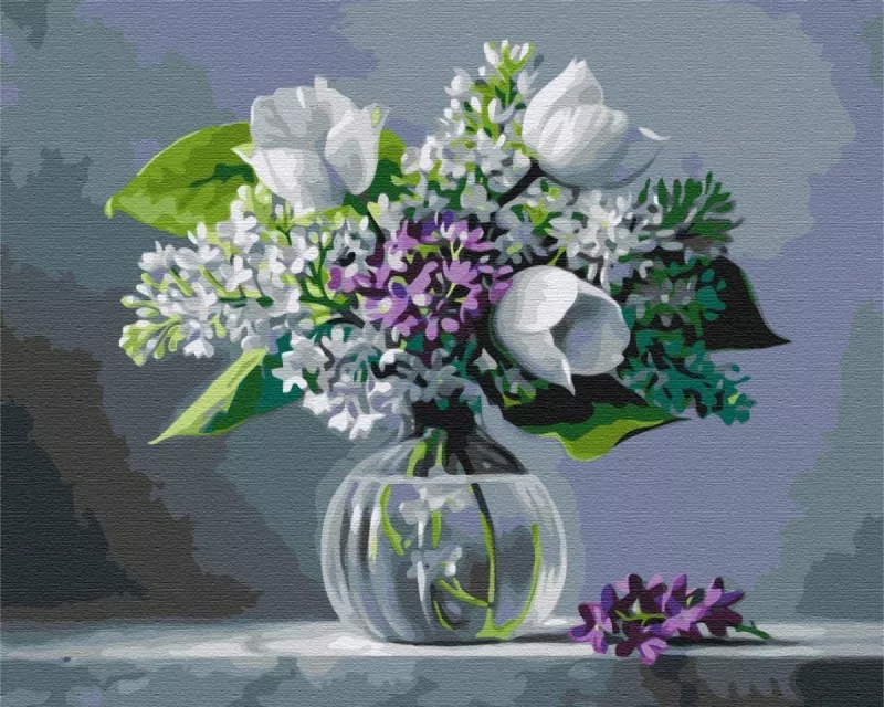 Malowanie po numerach BRUSHME 40x50 cm Wiosenna Radość - tantis.pl