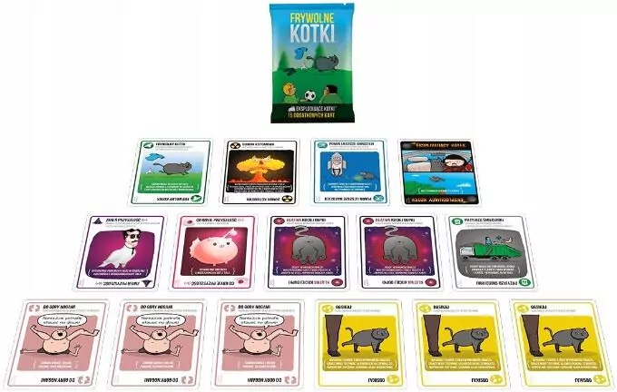 Frywolne Kotki. Eksplodujące Kotki. 15 dodatkowych kart - tantis.pl