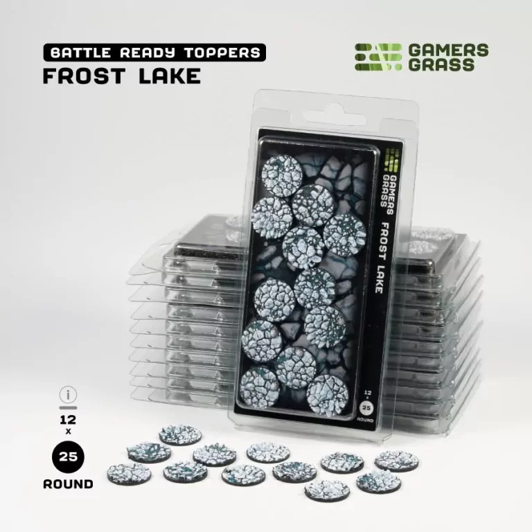 Gamers Grass: Frost Lake - Round 25mm (x12) - tantis.pl
