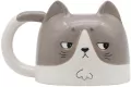 Kubek ceramiczny - Kot biało-szary Beans&Co Cats - tantis.pl