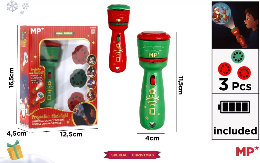 Lataka z projektorem - motyw świąteczny MIX - tantis.pl