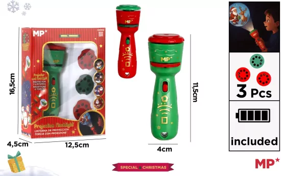 Lataka z projektorem - motyw świąteczny MIX