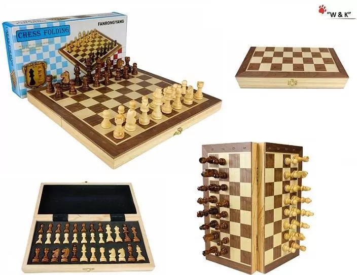 Szachy drewniane magnetyczne - tantis.pl