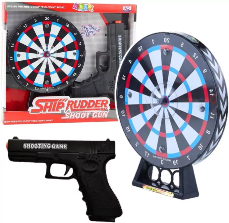 Zestaw pistolet laserowy z tarczą - tantis.pl