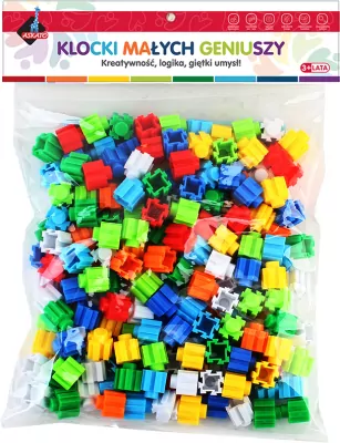 Klocki przestrzenne 128 elementów