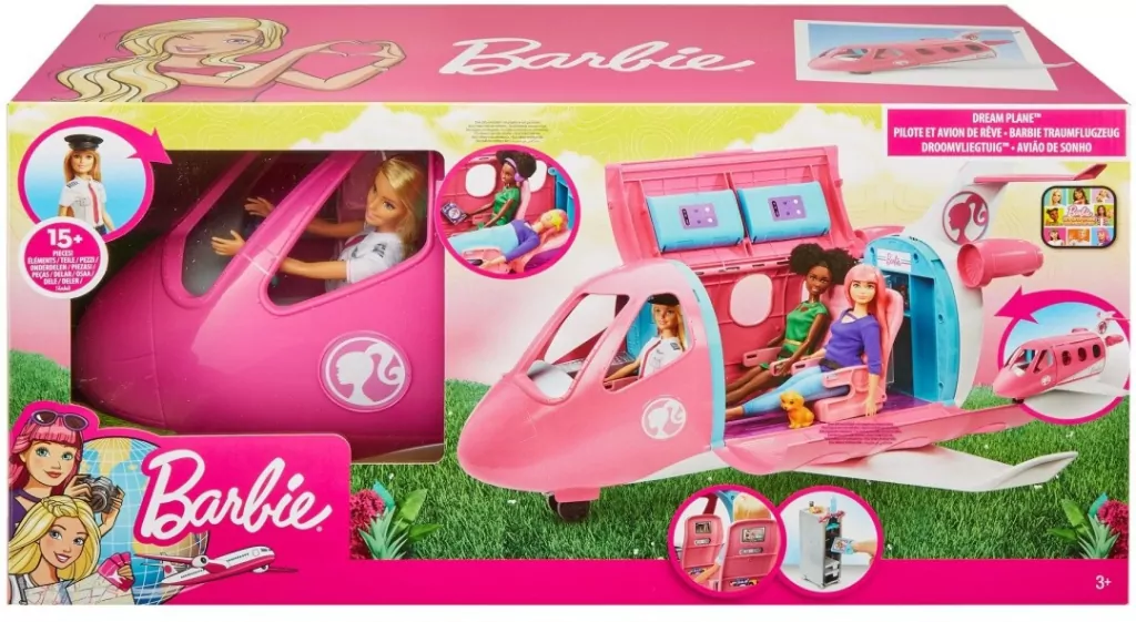 Lalka Barbie Pilotka + Samolot - tantis.pl