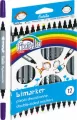 Pisaki. Bimarker, dwustronne. 12 kolorów - tantis.pl