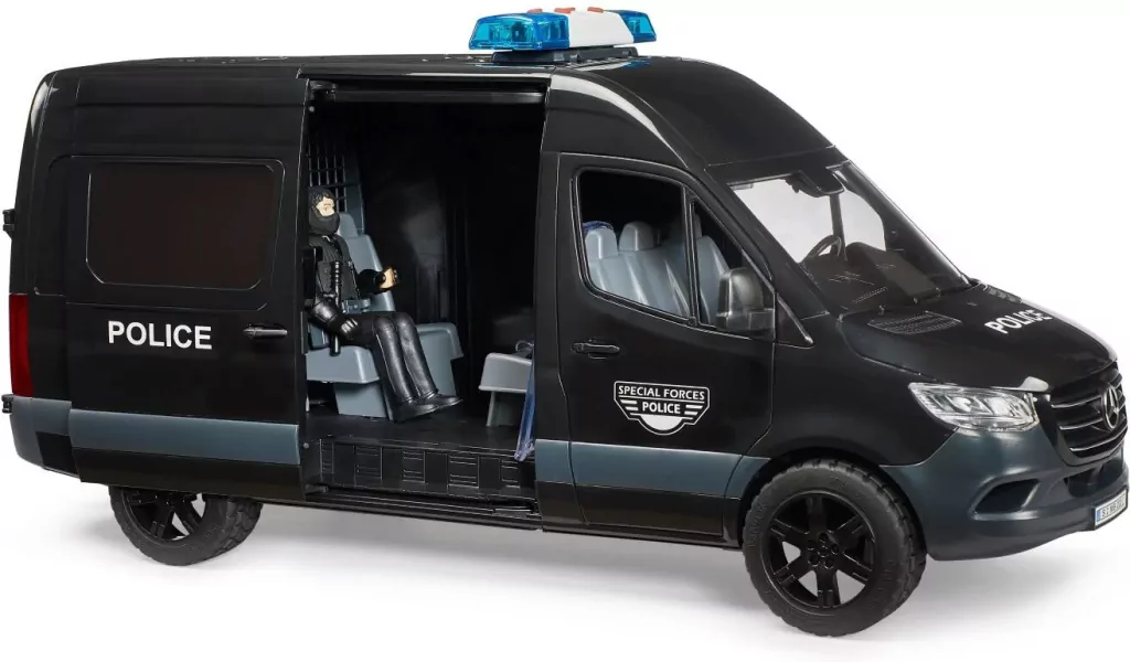BRUDER MB SPRINTER POLICJA SPECIAL FORCES FIG W2 - tantis.pl