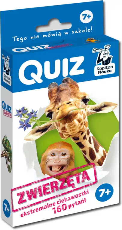 Quiz Zwierzęta. Kapitan Nauka - tantis.pl