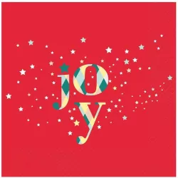 Serwetki Joy czerwone 33x33cm