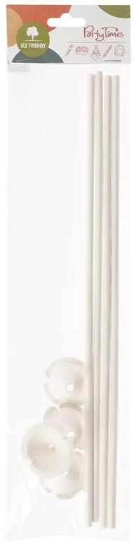 Papierowe patyki do balonów, 4 sztuki - tantis.pl