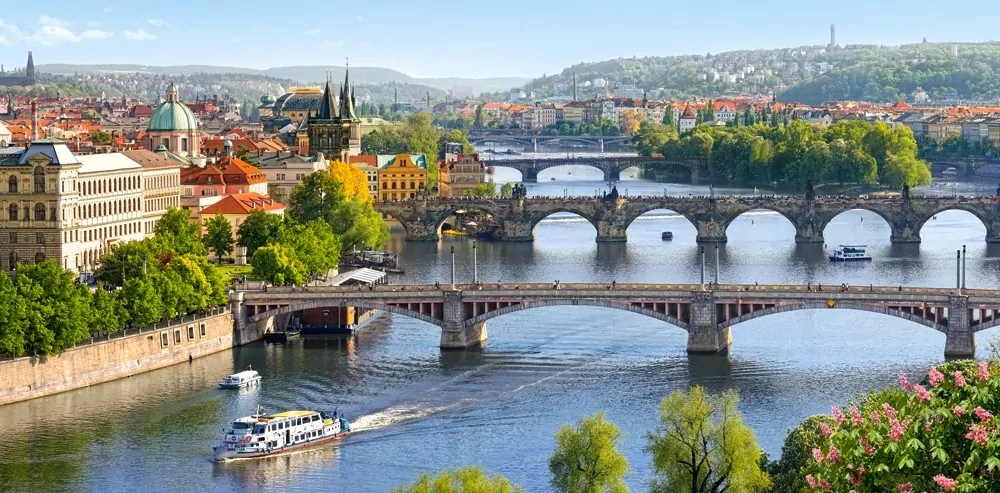 Puzzle 4000 Vltava Bridges in Prague 400096 - tantis.pl