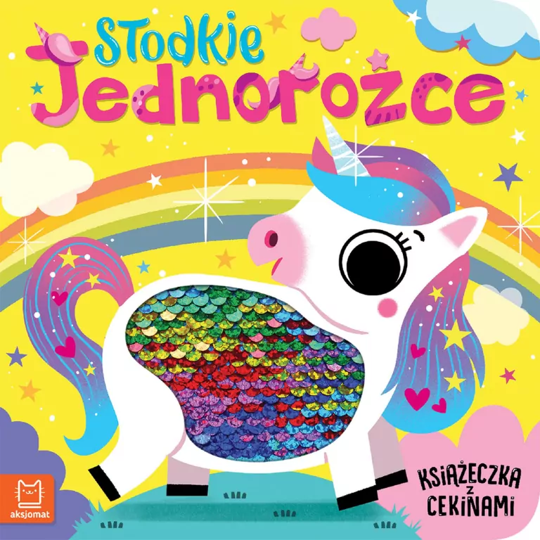 Słodkie jednorożce. Książeczka z cekinami - tantis.pl