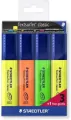 Zakreślacze Textsurfer 3 kolorów + 1 STAEDTLER - tantis.pl