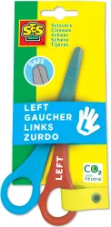 Bezpieczne nożyczki dla małych leworęcznych dzieci