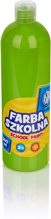 Farba szkolna 500ml. Limonkowa - tantis.pl