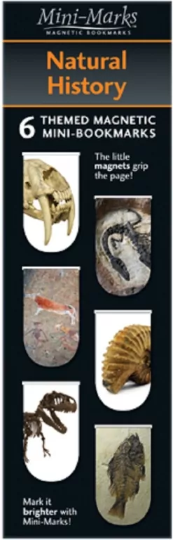 Zakładki magnetyczne Natural History 6 sztuk - tantis.pl