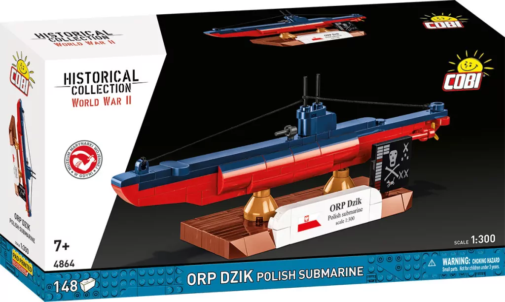 COBI klocki Polish Submarine ORP Dzik COBI-4864 - tantis.pl