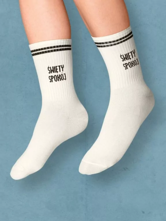 Skarpety sportowe Święty spokój 41-46 - tantis.pl