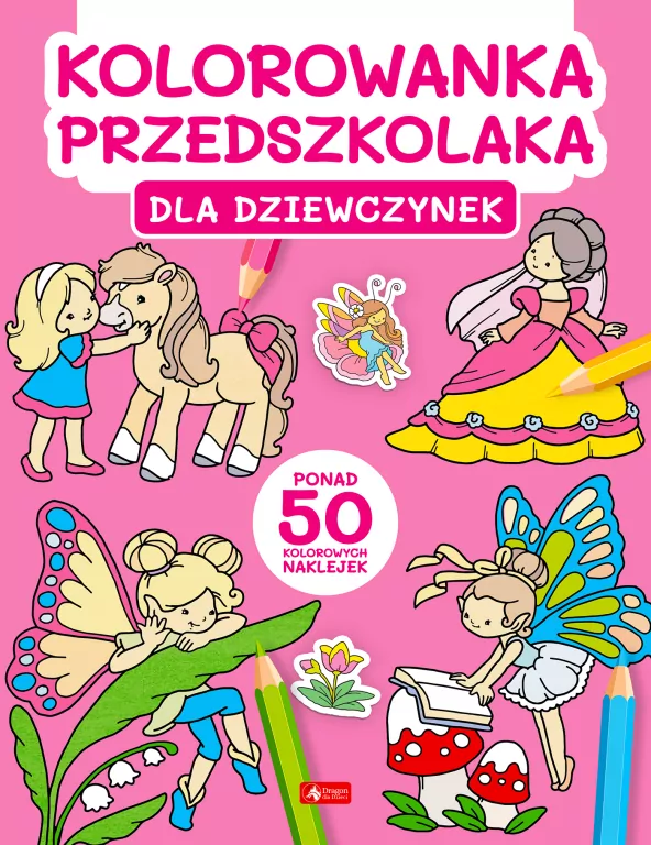 Kolorowanka przedszkolaka. Dla dziewczynek - tantis.pl
