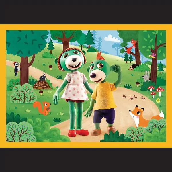 Puzzle 4w1 Trefliki na wakacjach TREFL - tantis.pl