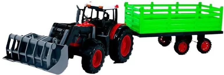 Traktor z turem i przyczepą na siano - tantis.pl