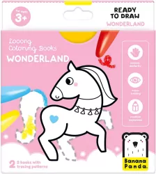 Looong Coloring Books - Ready To Draw. WONDERLAND 3+
