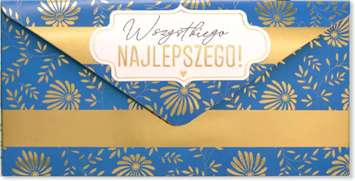 Koperta podarunkowa Wszystkiego, co najlepsze - tantis.pl