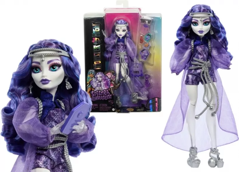 Monster High Lalka Spectra Vondergeist HXH77 MATTEL - tantis.pl