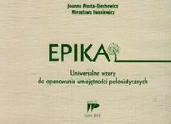 Epika. Uniwersalne wzory - tantis.pl