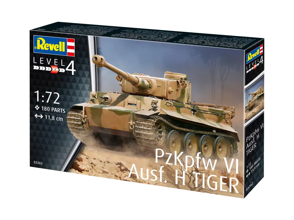 Pojazd 1:72 PzKpfw VI Tiger Ausf. H - tantis.pl
