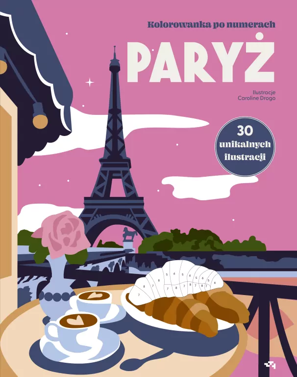 Paryż. Kolorowanka po numerach - tantis.pl