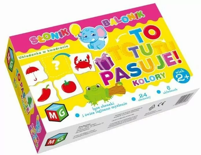 To tu pasuje Kolory. Słonik Balonik - tantis.pl